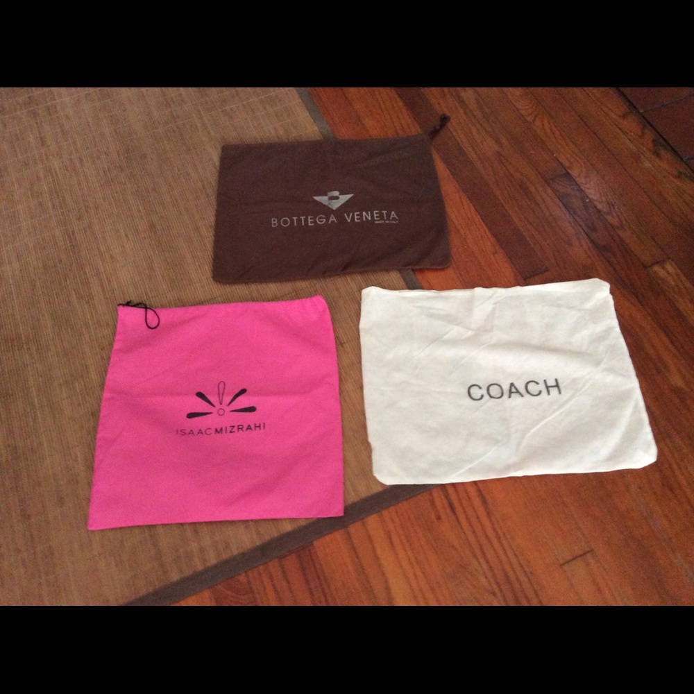 Bottega Venetia, Coach & Isaac Mizrahi Dust Bags